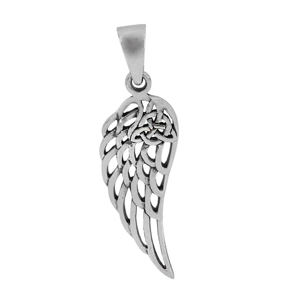 Sterling Silver Angel Wing Pendant